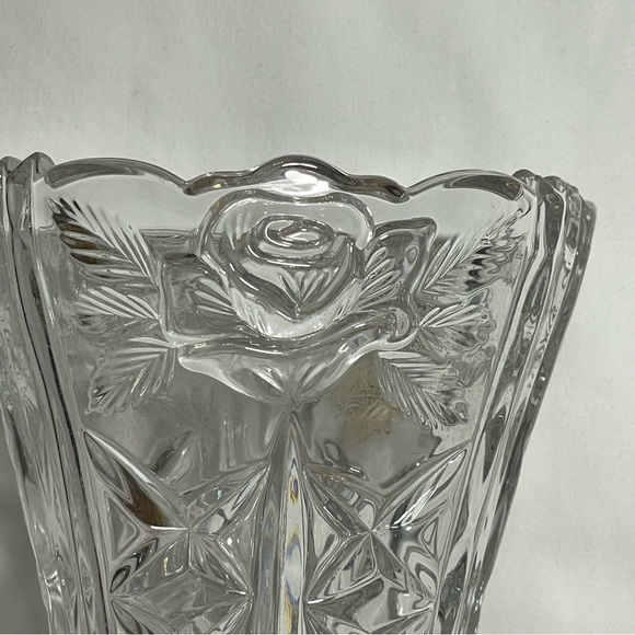 Anna Hutte Bleikristall Lead Crystal Vase Vintage 24% PbO - Picture 2 of 7